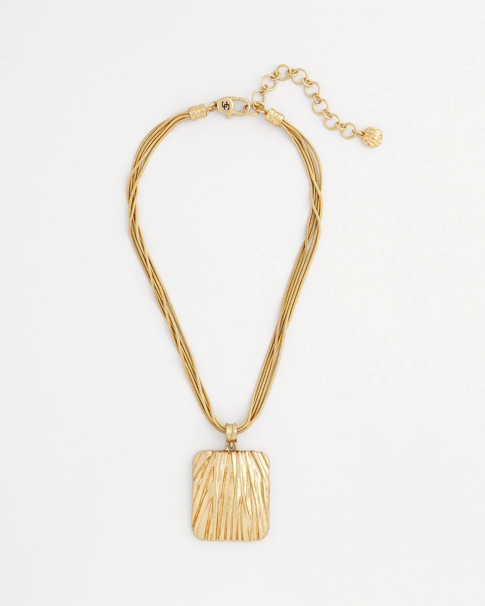 ピアス Chiko Goldtone Crinkle Pendant Necklace | Chico's